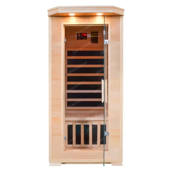 Sala de sauna infravermelha interna home da cicuta de madeira para 1 pessoa